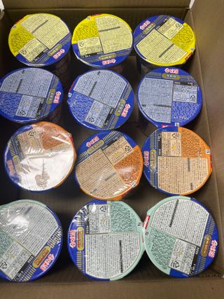 NISSIN 닛신 컵누들  4종 - 씨푸드오리지날, 씨푸드 스파이시, 씨푸드 커리, 씨푸드 XO소스 — 5점을 준 리뷰어가 2023년 1월 올린 사용 사진