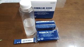 바른비타민 옵티엠에스엠2000 1박스 60포 관절 연골 복합건강기능식품 — 4점을 준 리뷰어가 2021년 6월 올린 사용 사진