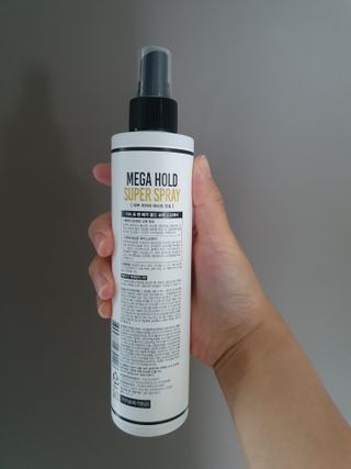 다슈코리아 다슈 포 맨 프리미엄 메가 홀드 슈퍼 스프레이 250ml — 4.5점을 준 리뷰어가 2021년 7월 올린 사용 사진