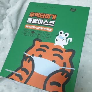 [숨그림]  덴탈마스크 짱구 우리아이 그리고 내가 쓰는 믿을수있는 케릭터 마스크  16종 — 5점을 준 리뷰어가 2021년 11월 올린 사용 사진
