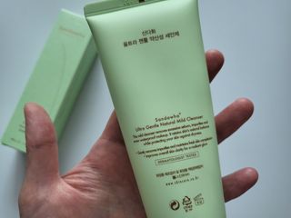 스킨큐어 산다화 울트라 젠틀 약산성 세안제 — 4.5점을 준 리뷰어가 2022년 8월 올린 사용 사진