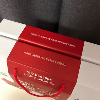농업회사법인조은 유기농 석류 NFC 착즙주스 70ml 30포 — 5점을 준 리뷰어가 2021년 10월 올린 사용 사진