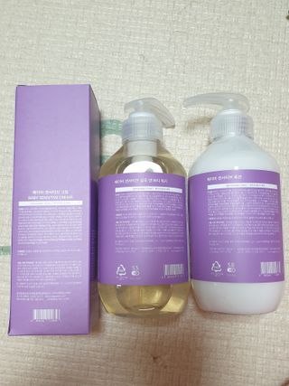 빅그린 베이비라인 3종세트 - 샴푸앤바디워시500ml,올인원로션500ml,바디크림170ml — 5점을 준 리뷰어가 2022년 11월 올린 사용 사진