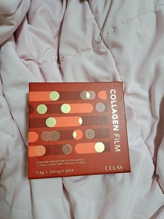 프리마인 귀족의 콜라겐, 92배 흡수율. 럭셔리 프리미엄 셀라브 콜라겐필름 30매 — 5점을 준 리뷰어가 2022년 4월 올린 사용 사진