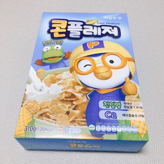 씨알푸드 뽀로로 시리얼 3종 — 5점을 준 리뷰어가 2022년 2월 올린 사용 사진
