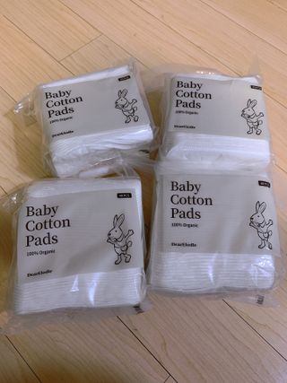 디어엘로디 프리미엄 유기농 베이비 솜티슈 40매 3 + 1 PACK — 4.5점을 준 리뷰어가 2021년 3월 올린 사용 사진