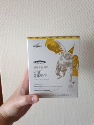 (주)쟈뎅 쟈뎅 클래스 핸드 드립 커피 10P 2종_디카페인 1종+랜덤 플레이버 1종 — 5점을 준 리뷰어가 2021년 3월 올린 사용 사진