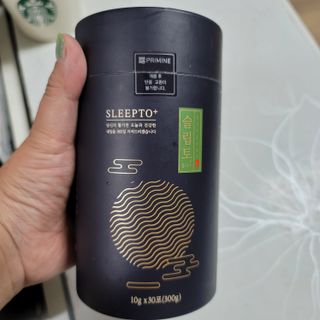 프리마인 자체 기업부설 연구소에서 찾아낸 건강한 수면의 비밀.  슬립토 플러스 30포 — 4.5점을 준 리뷰어가 2021년 10월 올린 사용 사진