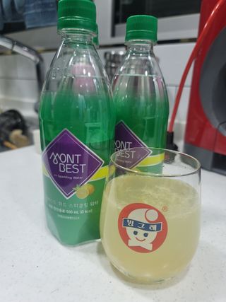 몽베스트 Montbest with Sparkling water Lemon OR Lime 20병(랜덤) — 5점을 준 리뷰어가 2021년 10월 올린 사용 사진