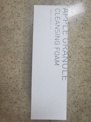 [크리스앤릴리] 애플 그래뉼 클렌징폼 — 4점을 준 리뷰어가 2022년 9월 올린 사용 사진