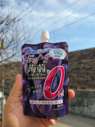 ORIHIRO 오리히로 곤약젤리 제로칼로리 130g 4종 4팩(맛별로 1팩씩) — 5점을 준 리뷰어가 2023년 2월 올린 사용 사진