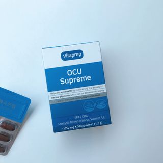 뉴트리션팩토리 비타프렙 오큐슈프림 루테인 오메가3 1050mg — 5점을 준 리뷰어가 2021년 9월 올린 사용 사진