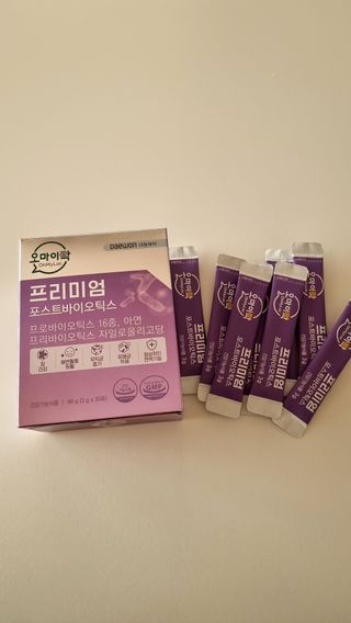 [유산균] 오마이락 프리미엄 포스트바이오틱스 30P — 5점을 준 리뷰어가 2022년 11월 올린 사용 사진