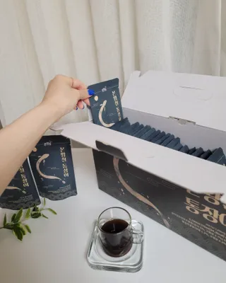[비린내 완벽제거] 본황칠 통장어 국내산 장어즙 아르기닌 2800mg 장어즙효능 기력보강 — 5점을 준 리뷰어가 2022년 8월 올린 사용 사진