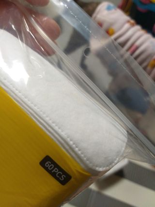 디어엘로디 프리미엄 유기농 유아 솜티슈 40매 3Pack +60매 1Pack 혼합형 — 5점을 준 리뷰어가 2021년 4월 올린 사용 사진