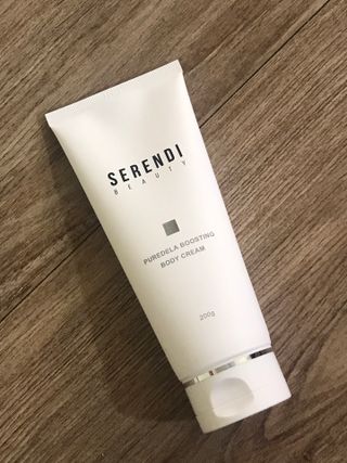 세렌디뷰티 퓨어델라 부스팅 바디크림 — 5점을 준 리뷰어가 2021년 8월 올린 사용 사진
