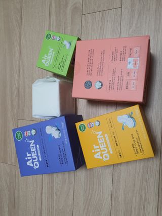 에어퀸 뉴브레스 유기농 생리대 4종 (팬티라이너 20P + 중형 10P + 대형 10P + 오버나이트 8P)_체험단 — 5점을 준 리뷰어가 2024년 5월 올린 사용 사진