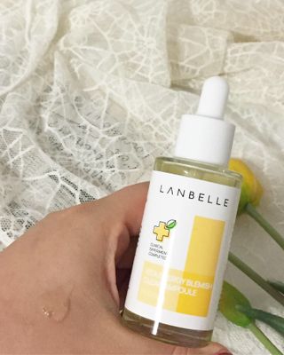 랑벨 비타 에너지 잡티 앰플 50ml 고농축 비타민, 저자극, 수분 촉촉, 미백 앰플 — 5점을 준 리뷰어가 2022년 3월 올린 사용 사진