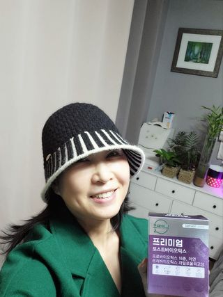 [유산균] 오마이락 프리미엄 포스트바이오틱스 30P — 5점을 준 리뷰어가 2022년 11월 올린 사용 사진