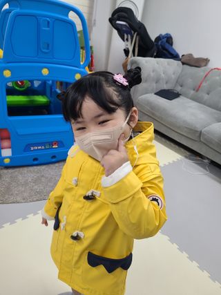 애니가드키즈 라이트 소형 5컬러 각 10매입 [크리미베이지, 코튼핑크, 블루레이크, 페일로즈, 민트그린] — 5점을 준 리뷰어가 2022년 6월 올린 사용 사진