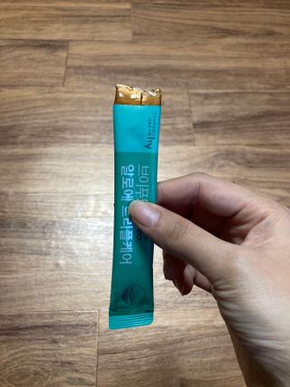 브이푸드 알로에 트리플케어 — 4.5점을 준 리뷰어가 2022년 4월 올린 사용 사진
