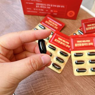 트루헬퍼 홀인원 블러드큐어 혈행+혈압+콜레스테롤 한번에 1박스 1개월 — 5점을 준 리뷰어가 2023년 2월 올린 사용 사진