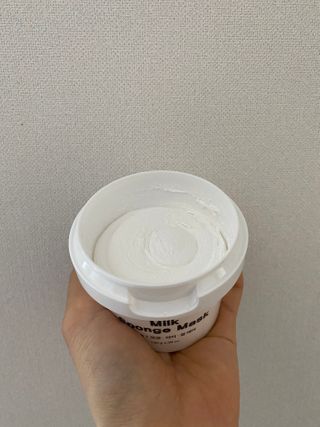 리더스코스메틱 리더스 밀크 스폰지 마스크 — 5점을 준 리뷰어가 2021년 2월 올린 사용 사진