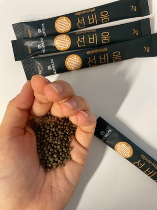 [뉴트릴렉스] 선비움 첨가물 없는 착한 차전자피 식이섬유  2박스 — 3.5점을 준 리뷰어가 2021년 7월 올린 사용 사진