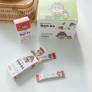 아이비웰니스 빵순이 식탁 위의 필수템! 빵순이 효소 키위맛 100포 + 석류맛 14포 (총 114포) — 5점을 준 리뷰어가 2022년 12월 올린 사용 사진