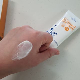 [트리티스] UV 디펜스 선크림 PA+++ / SPF50+  60ml — 4점을 준 리뷰어가 2021년 1월 올린 사용 사진