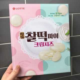 롯데제과 찰떡파이 크림치즈 — 5점을 준 리뷰어가 2021년 5월 올린 사용 사진