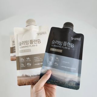 일일하우 슬리밍 플랜B 고소한 귀리맛, 진한 카카오맛 (체중조절식) — 5점을 준 리뷰어가 2023년 8월 올린 사용 사진