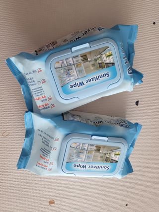 햅스 세균없는 주방 대형 2팩, HAPS sanitizer wipe — 5점을 준 리뷰어가 2022년 1월 올린 사용 사진