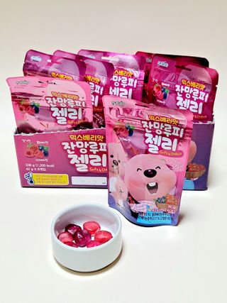 [팔도] 잔망루피젤리 믹스베리맛 42g 8개 — 5점을 준 리뷰어가 2022년 1월 올린 사용 사진