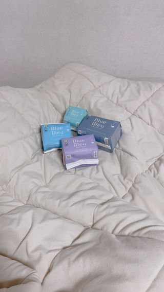 블루블루 유기농 순면 커버 생리대 — 5점을 준 리뷰어가 2021년 1월 올린 사용 사진