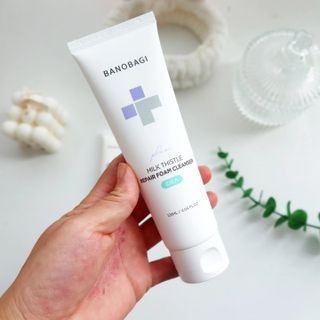바노바기 코스메틱 바노바기 밀크씨슬 리페어 시카 폼 클렌저 플러스 120ml + 선스크린 플러스 50ml — 5점을 준 리뷰어가 2023년 7월 올린 사용 사진