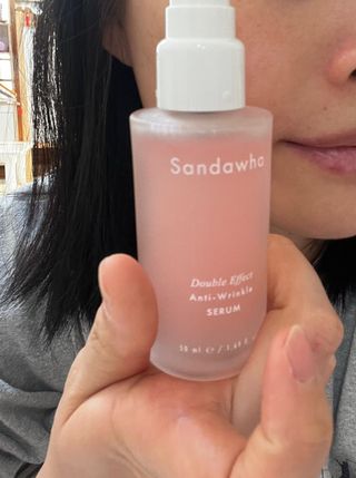 산다화 더블 이펙트 안티 링클 세럼 50ml — 5점을 준 리뷰어가 2022년 12월 올린 사용 사진