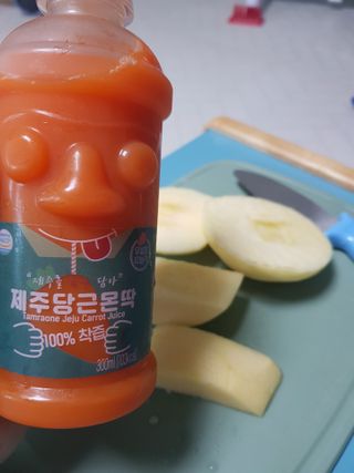 탐라원 제주의 맛, 몬딱주스 4종세트 - 한라봉몬딱주스, 천혜향몬딱주스, 청귤에이드, 당근몬딱주스 — 5점을 준 리뷰어가 2021년 8월 올린 사용 사진