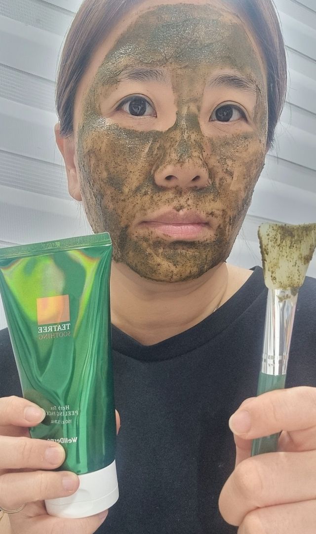 웰더마 차이슬 티트리 허브톡스 필링팩 150g 리뷰 사진