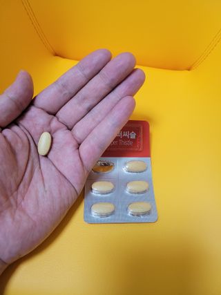 뉴트리션팩토리 비타프렙 하이퍼씨슬 밀크씨슬 900mg — 5점을 준 리뷰어가 2021년 9월 올린 사용 사진