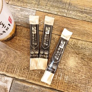 헬스업_천명진프리미엄홍삼스틱_10ml x 30포 — 5점을 준 리뷰어가 2021년 1월 올린 사용 사진