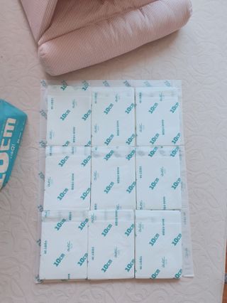 아베크 펫 와이드 프리미엄 대형 애견 강아지 배변 패드 30매 1팩 80g — 5점을 준 리뷰어가 2021년 7월 올린 사용 사진
