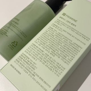 프리마인 메이크업과 들뜨는 각질까지 한방에 깐달걀로! 순하기까지한 셀베이스 그린티클렌저(200ml) — 3점을 준 리뷰어가 2023년 4월 올린 사용 사진