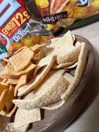 맛있게 채우는 단백질 12g, 닥터유 단백질칩 — 5점을 준 리뷰어가 2023년 12월 올린 사용 사진