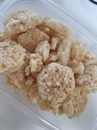 미즈꼬레아 치즈맛 누룽지크리스피 — 5점을 준 리뷰어가 2022년 3월 올린 사용 사진