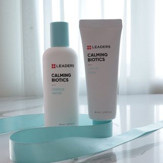 리더스코스메틱 리더스 카밍 바이오틱스 #1등 진정 기획세트 [에센스 워터150ml + 크림 마스크80ml] — 5점을 준 리뷰어가 2022년 10월 올린 사용 사진