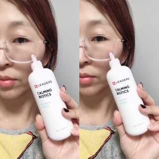 리더스코스메틱 리더스 카밍 바이오틱스 에센스 워터 — 5점을 준 리뷰어가 2021년 2월 올린 사용 사진