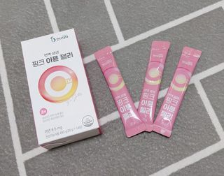 [인디닥터] 면역 생생 핑크 이뮨 젤리 — 5점을 준 리뷰어가 2022년 5월 올린 사용 사진