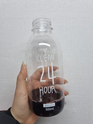 클린24시간 1BOX(5포) + 전용보틀(500ml) — 5점을 준 리뷰어가 2022년 10월 올린 사용 사진