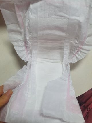 오브맘 밤 프리미엄 아기 기저귀 팬티형 밴드형 — 5점을 준 리뷰어가 2021년 1월 올린 사용 사진